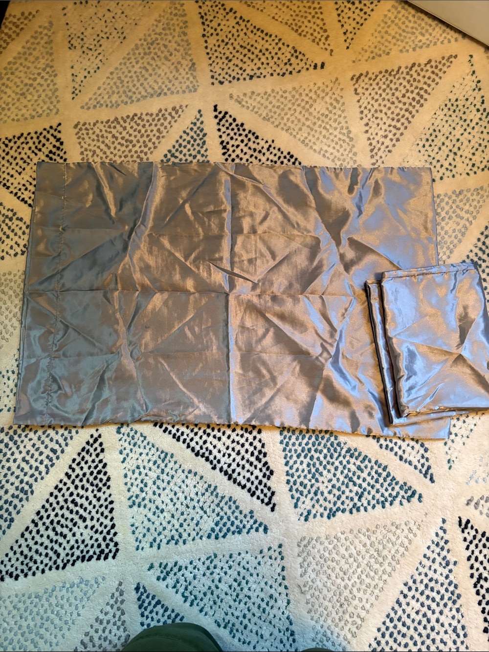 Gray Satin Pillowcase Set - Home Bedding